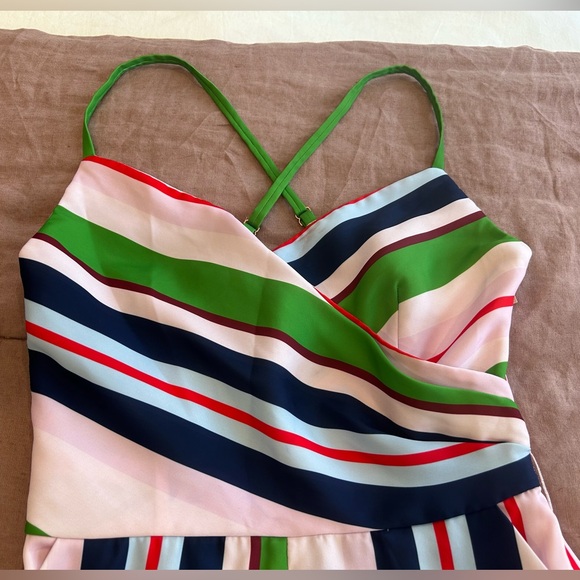 Ted Baker Canbala Bay Honour Jumpsuit Stripe Wide Leg. Size 1 - Picture 8 of 14